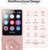 AGPTEK A02 MP3 5.3, 1.8 inch 128GB(Rose 64GB) Player with Bluetooth Screen Portable Music Player with Speaker, FM