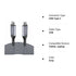 15FT Braided USB C to USB C Cable 100W, Fast Charging for Samsung Galaxy S21/S20, Note 10/20, MacBook Pro/Air, Google