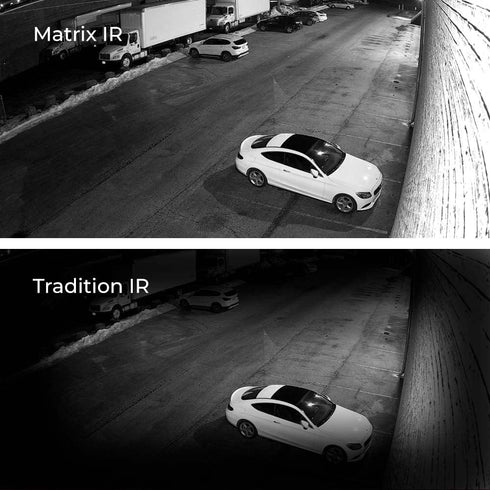 R-Tech 5MP 4-in-1 2.8mm 5MP AHD/CVI/TVI/Analog Outdoor/Indoor Turret Dome Camera with Matrix IR Night Vision Fixed Lens