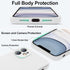 Vooii White iPhone 11 Case, Upgraded Liquid Silicone with Square Edges and Camera Protection for 6.1 inch