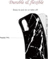 JIAXIUFEN Compatible iPhone 12 Pro Case, Marble Slim Shockproof TPU Soft Rubber Cover (Black)