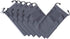 AKOAK Microfiber Waterproof Drawstring Pouch, Soft Storage Bag for Cell Phones, Power Bank and More, Grey, Pack of 6
