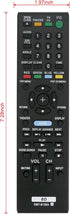 RMT-B102A Replaced Remote for Sony Blu-Ray Disc DVD Player BDP-S350, BDP-BX1, Rmt-b102p, Rmt-b103a