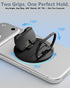 SEMBO 360 17 16 15 14 13 12(Black) Magnetic Phone Ring Holder with Kickstand for MagSafe, Two-Sided Magnet, Rotation