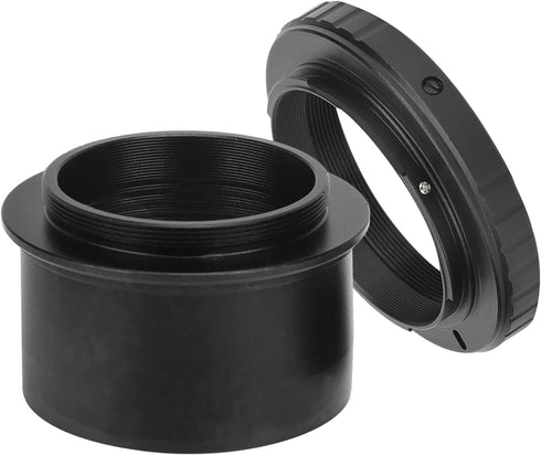 Astronomy Telescope 2in T Mount Adapter and Lens Adapter Ring for Nikon F Mount Camera