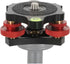 SQFOR Camera Leveler, Tri-Wheel Leveling Base for Macro Photography with +/-5 Degree Precision