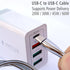 USB-C to USB C Fast Charger Cable 60W 3ft 2-Pack, Metal Braided Wire, Tangle Free Charging Cords