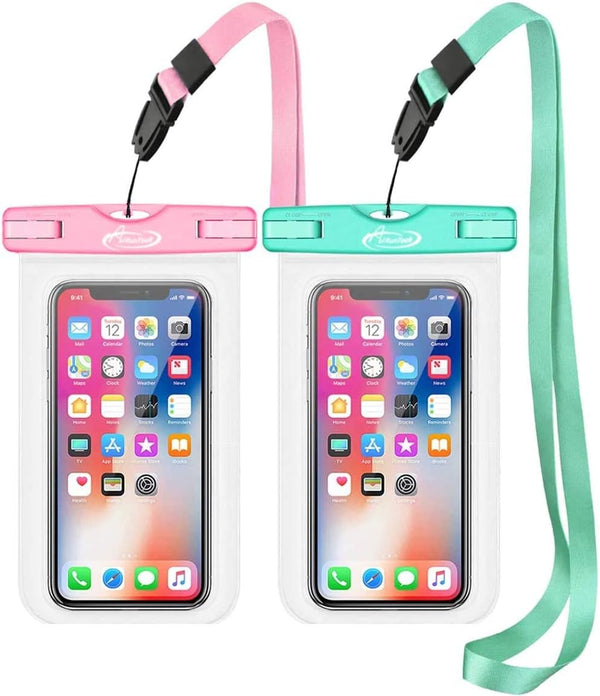AiRunTech Waterproof Cell Phone Dry Bag, Compatible with iPhone 15/14/13/12/12 Pro Max/11/11 Pro/SE/Xs Max/XR/8P