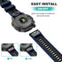 OVERSTEP Soft Silicone Replacement Bands for Fenix 7X, 26mm Width Strap for Fenix 7X Pro/6X/5X/3 Smartwatch