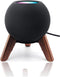 Real Wood Stand for HomePod Mini (2020), Wooden Tripod Holder with Metal Frame, Anti-Slip Silicone Pad (Walnut)