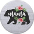 Mama Bear Watercolor Pink Roses Floral PopSockets Standard PopGrip