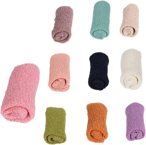 LABRIMP Photography Stretch Wrap Light Purple for Photoshoots Versatile Swaddle with Nubby