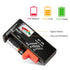 2Pcs Battery Tester Checker, Universal Model BT-168 for AA AAA C D 9V 1.5V Button Cell Batteries