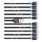 10pcs Magnetic Charging Cable, Short USB Cables (0.6~0.8ft, 2.4A Max), Nylon Braid, Compatible with Charger Stations &