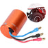 Fayelume 3800KV 2.3mm 1/12 1/14 Brushless Motor, Shaft RC Boat Motor, RC Motor for Remote Control Car, Remote Control