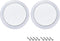 uxcell 2pcs 4" Speaker Grill Mesh Decorative Circle Woofer Guard Protector Cover Accessories, White