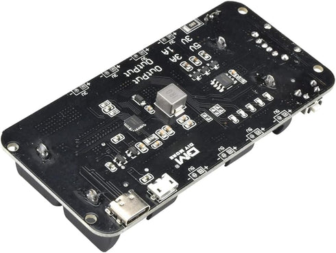 diymore 1865O Battery Holder Double Li-ion V8 Battery Shield, Micro USB Power Bank Charging Module for Raspberry Pi