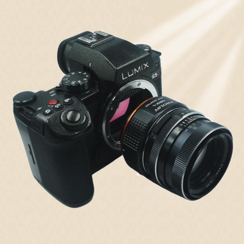 Lens Mount Adapter QBM to L for Rollei SL35 Lens to Leica L Mount Camera Body Compatible with Leica SL2, CL, TL2