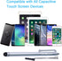 Wisdompro Stylus Pens for Touch Screens, 9 Pack Universal Rubber Tip Stylus with Lanyard for iPad, iPhone & More