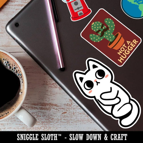 Sniggle Sloth Set 5 Pack 2.0" Headless Cooked Cocktail Shrimp Prawn Waterproof Vinyl Phone Tablet Laptop Water Bottle