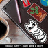 Sniggle Sloth Set 5 Pack 2.0" Headless Cooked Cocktail Shrimp Prawn Waterproof Vinyl Phone Tablet Laptop Water Bottle