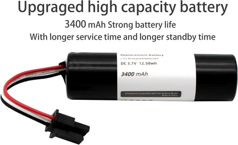 Replacement Battery for Logitech UE Boom/UE Boom2/UE Blast/UE Boom 3 Wireless Bluetooth Speaker, 3400mAh/3.7V