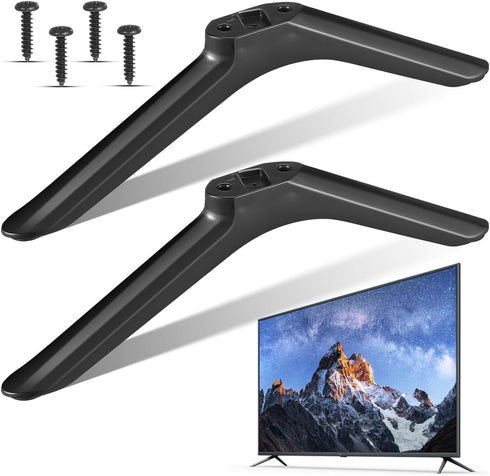 Abaodam Universal Tv Stand Legs Replacement Feet with Screws for 32 Inch Smart