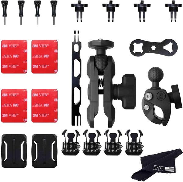 Insta360 Complete Motorcycle Bundle Mounting Kit for ONE X3/X2/X 360 Cameras, Compatible with ONE R/RS, GoPro