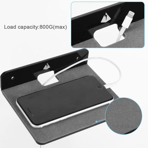 TXEsign Wall Shelves Speaker Shelves 2 Pack, Small Mount for Bluetooth Speaker, Webcam, Toy Display