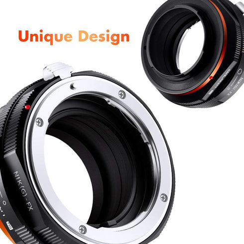 K&F Concept Lens Mount Adapter for Nikon G/F/AI/AIS/D/AF-S to Fujifilm X-Series Cameras