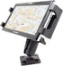 Heavy Duty Tablet GPS Smartphone AMPS Drill Base Dash ELD Mount for Truck, Van, Commercial Vehicle, Semi Fleet Limo