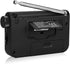 Retekess V117 Portable Radios - AM FM Shortwave Radio with Clear Dial, Best Reception for Seniors (Black)