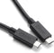 Oyen Digital USB-C USB4 Cable (1ft, 40Gbps), 8K Video, 240W Charging