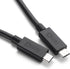 Oyen Digital USB-C USB4 Cable (1ft, 40Gbps), 8K Video, 240W Charging