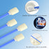 Wellgler's 5.11" Foam Swabs, Printer Cleaning Swabs for Cars, Camera Lenses, Optical Devices (200 pieces blue)