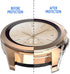 Suoman 3-Pack Clear TPU Case for Samsung Galaxy Watch 42mm, All-Around Protective Bumper Cover