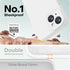 LOVE 3000 iPhone 14 Case - Premium Silicone with Soft Anti-Scratch Microfiber Lining - White