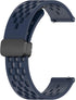 TOZO S3 Smart Watch Bands, Breathable Soft Silicone Sport Band with Magnetic Butterfly Closure Replacement Straps