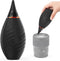 K&F Concept Soft Tip Strong Air Blower, Single Air Intake Camera Lens Blower with Short Nozzle for Digital SLR