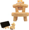 JLEivvi Cute Dog Wooden Phone Stand Mini Desktop Holder for All Mobile Phones,