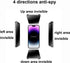 2 Pack 360 Degree Anti-glare Privacy Tempered Glass for iPhone 14 Pro Max Anti-Spy 4 Directions Matte Screen Protector Film 4 Sides Anti-Peeping 6.7 inch