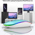 TENMOS Wireless Bluetooth Mouse, LED Slim Dual Mode (Bluetooth 5.1 + USB) 2.4GHz Rechargeable Silent Bluetooth Wireless