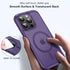 Vooii iPhone 13 Pro Case - Deep Purple, Shockproof, Translucent Matte, MagSafe Compatible, Protective Cover for 6.1"