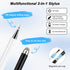 ELZO 2 1 6 Stylus Pens for Touch Screen, in Universal Stylus, High Sensitivity Surface Pen with Extra Tips, for All