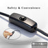 5V 12V 5.5mm 2.5mm 2.1mm USB to DC Voltage Step Up Converter Boost Cable for Powering Baby Car Camera, Dash Cam, GPS