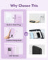 Charmast Portable Charger 10000mAh with Built-in Cables & Wall Plug, External Battery Pack for iPhone, Samsung, iPad