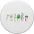 Succulent Merch Co Watercolor Succulent Cactus Potted Plant Lover Mom Gift PopSockets Adhesive PopGrip