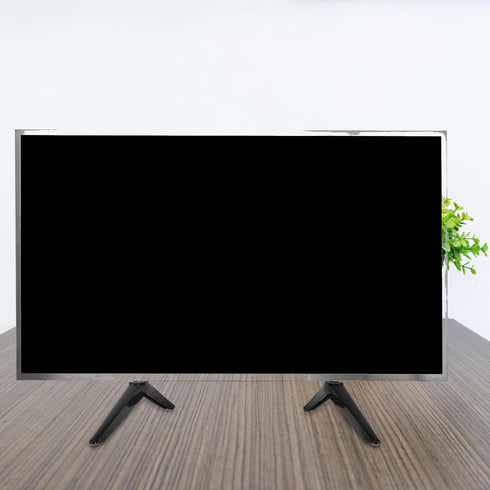 BESPORTBLE 1 Set 28-65 Inch TV Stand Legs: No Drill Smart TV Tabletop Base Support/Leg Stand Non-Slip Compatible