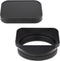 Haoge Metal Square Lens Hood for Fujifilm X100VI X100V X100F with 49mm UV Filter Adapter Ring & Metal Cap Kit, Black