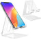 KBPNO Acrylic Phone Stand, Portable Clear Cell Phone Stand, Compatible with Phone 16